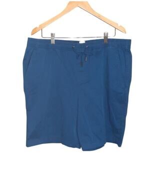 The Gap Mens Blue Shade Pull-On Shorts Drawstring Waist and Side Pockets Size XL